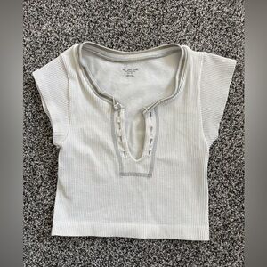 Urban Outfitters Out From Under Go For Gold Seamless Shirt Top Xs/S Ribbed